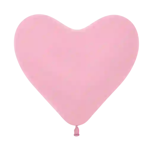 Bomba Globo Biodegradable De Latex Corazon Rosado R12