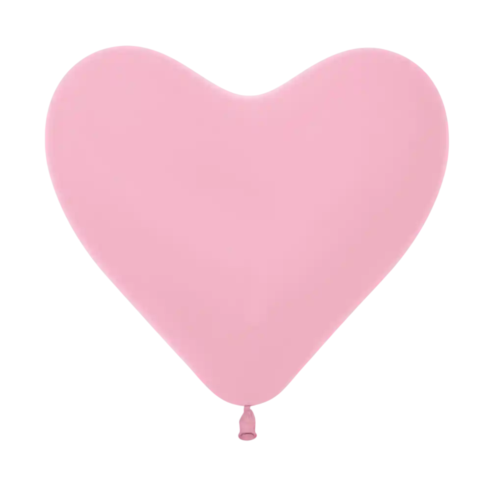 Bomba Globo Biodegradable De Latex Corazon Rosado R12