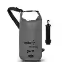 Dry Bag 100% Impermebale, 15l, Morral, Estuche, Bolsa Color Gris