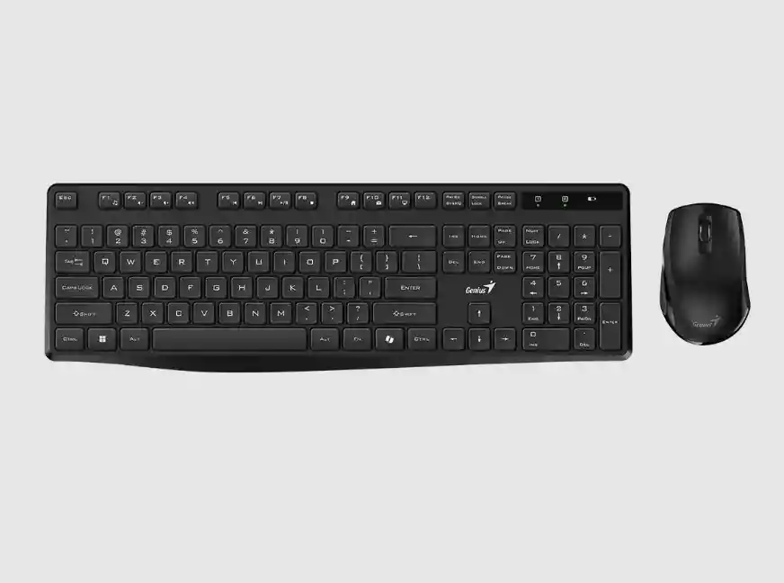 ¡mejora Tu Productividad! Combo Teclado Y Mouse Km-8206s Inalambrico, Silenciosos, Confortables, Con Tecla Ai Copilot Para Windows 11-mac