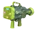 Juguete Pistola De Burbujas De 64 Orificios Con Colores Carga Usb