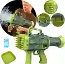 Juguete Pistola De Burbujas De 64 Orificios Con Colores Carga Usb