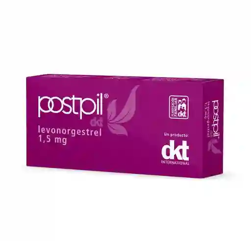 Postpil Levonorgestrel 1,5 Mg 1 Tab Pastilla Anticonceptiva De Emergencia Postday Dkt