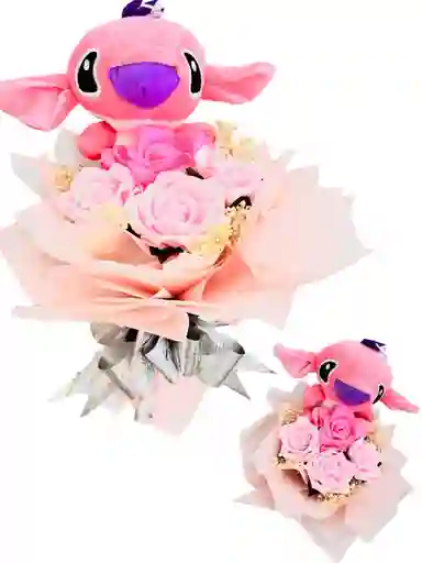 Regalo Especial Ramo De Angel Con Rosas - Dia De La Madre - Regalo Cumpleaños - Feliz Dia