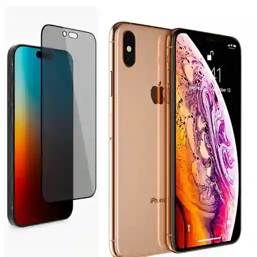Vidrio Anti Espia Para Iphone Xs Max/calidad Premium