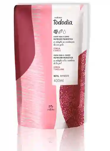 Repuesto Crema Nutritiva Corporal Tododia Cereza Y Avellana
