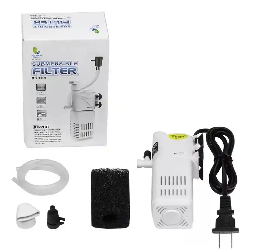 Filtro Acuario 400 L/h Cabeza De Poder Ipf-260 Blanco