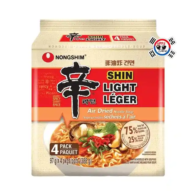 Familypack Ramen Shin Light De 97gr X 4 Und - Picante