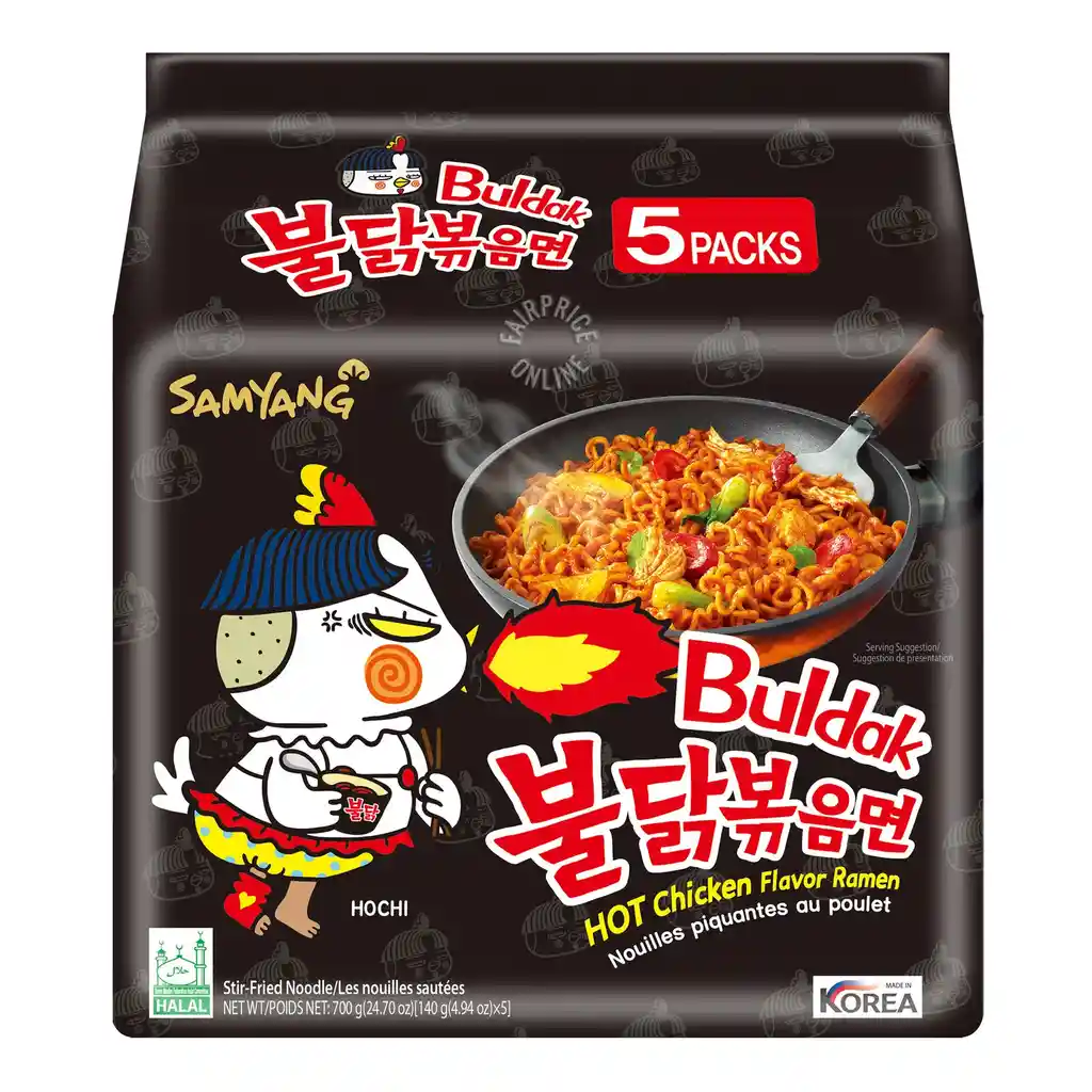 Multipack Ramen Buldak Original - Picante X 5 Und