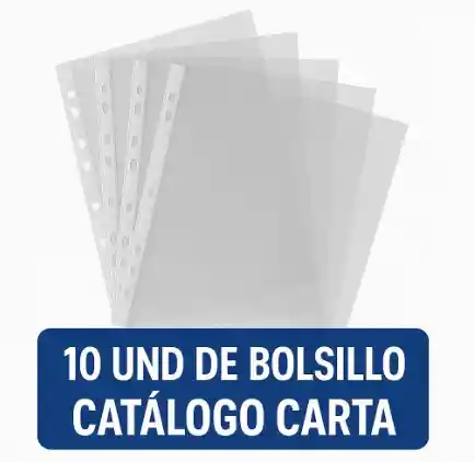 Bolsillo Plastico Para Carpeta O Trapper O Az