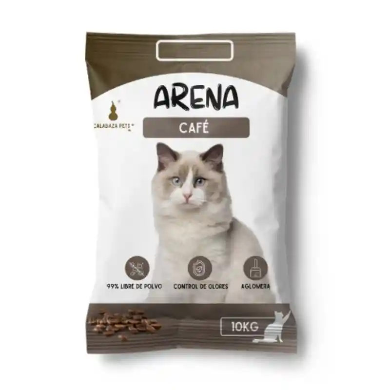 Calabaza Pets - Arena Para Gatos Aroma Café