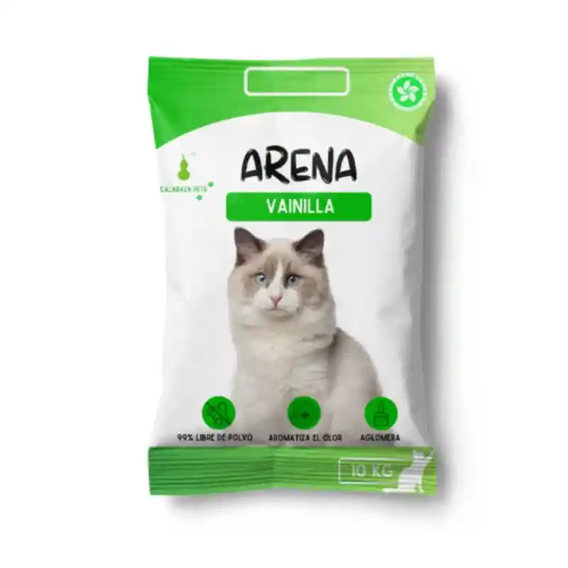 Calabaza Pets - Arena Para Gatos Aroma Vainilla