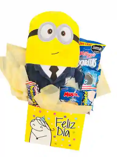 Regalo Especial Minios Detective Endulzado - Regalo Feliz Cumpleaños - Regalo Feliz Dia - Regalo Amor Y Amistad