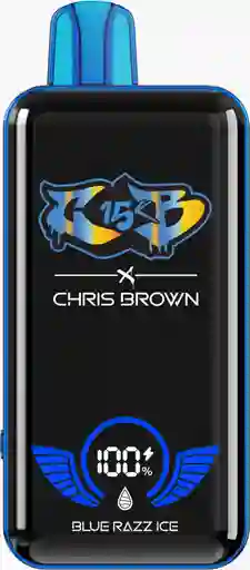 Vape Chris Brown 15.000 Puffs - Blue Razz