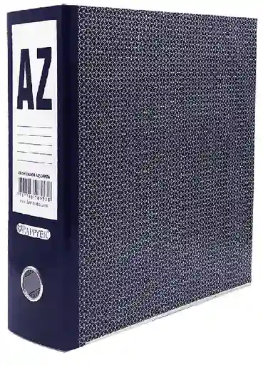 Archivador ( A - Z ) - Carta Azul
