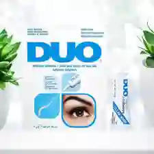 Pegante Para Pestañas Duo Azul – Adhesivo Transparente De Larga Duración