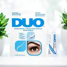 Pegante Para Pestañas Duo Azul – Adhesivo Transparente De Larga Duración