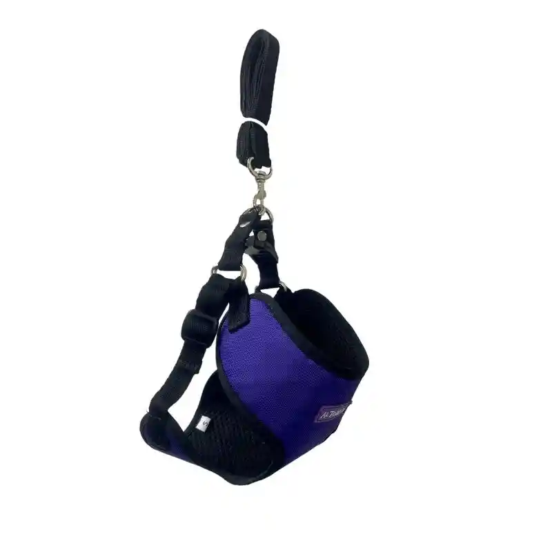 Altorno - Arnés/traílla En Lona Para Gato Morado - M