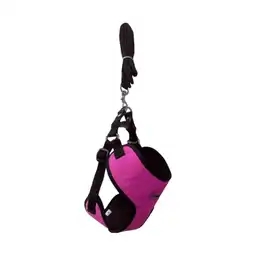 Altorno - Arnés/traílla En Lona Para Gato Fucsia - M