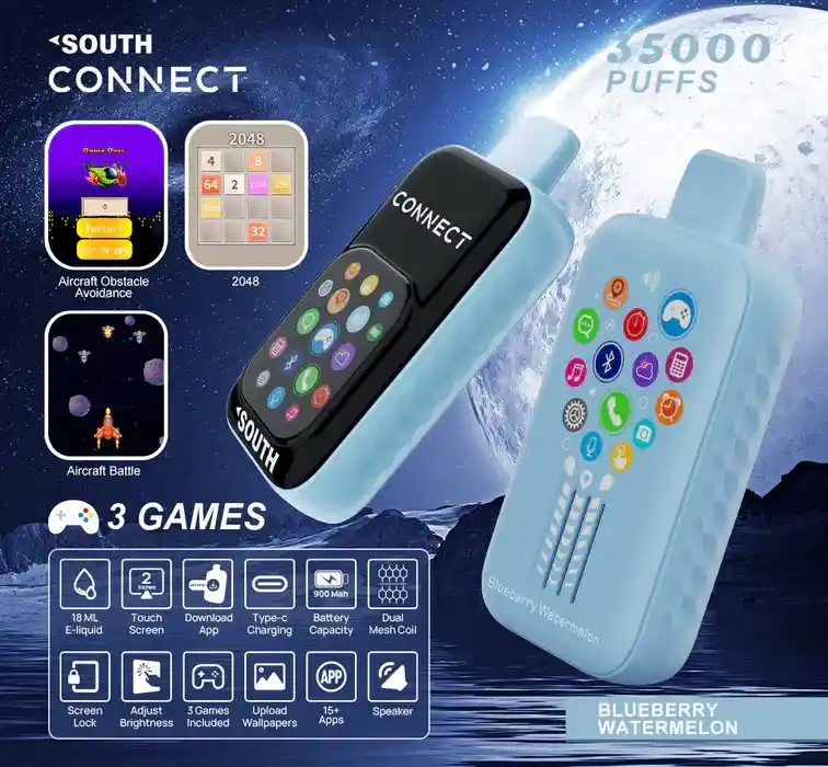 South Connect 35.000 Puff - Blueberry Watermelon