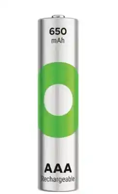 Pila Bateria Recargable Aaa 650mah Gp Recyko X 4 Unidades