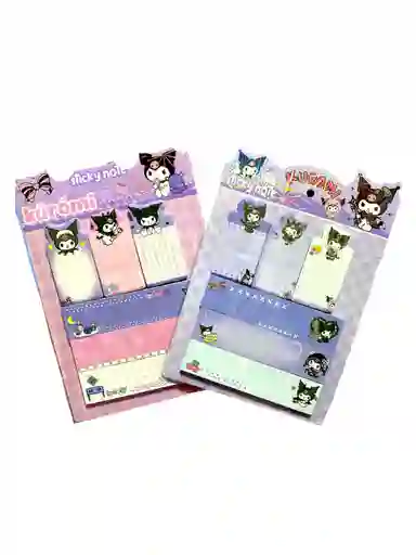 Notas Kuromi Adhesivas