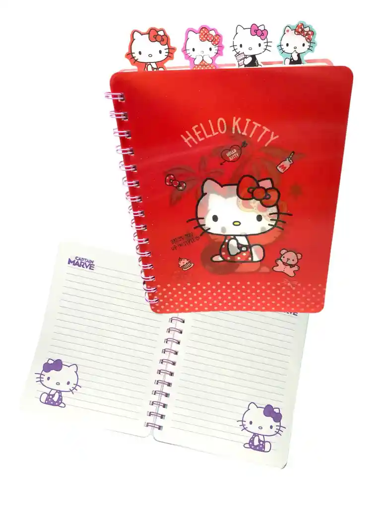 Agenda Magica Hello Kitty Roja