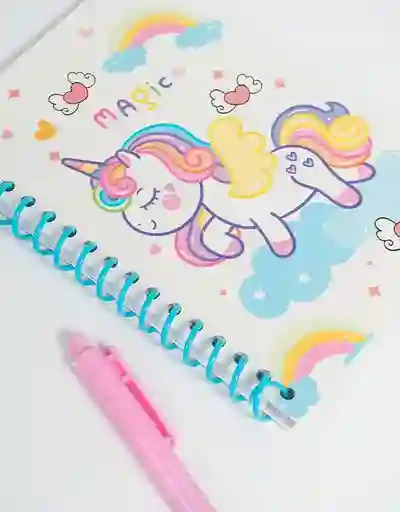Agenda Unicornio Con Esfero