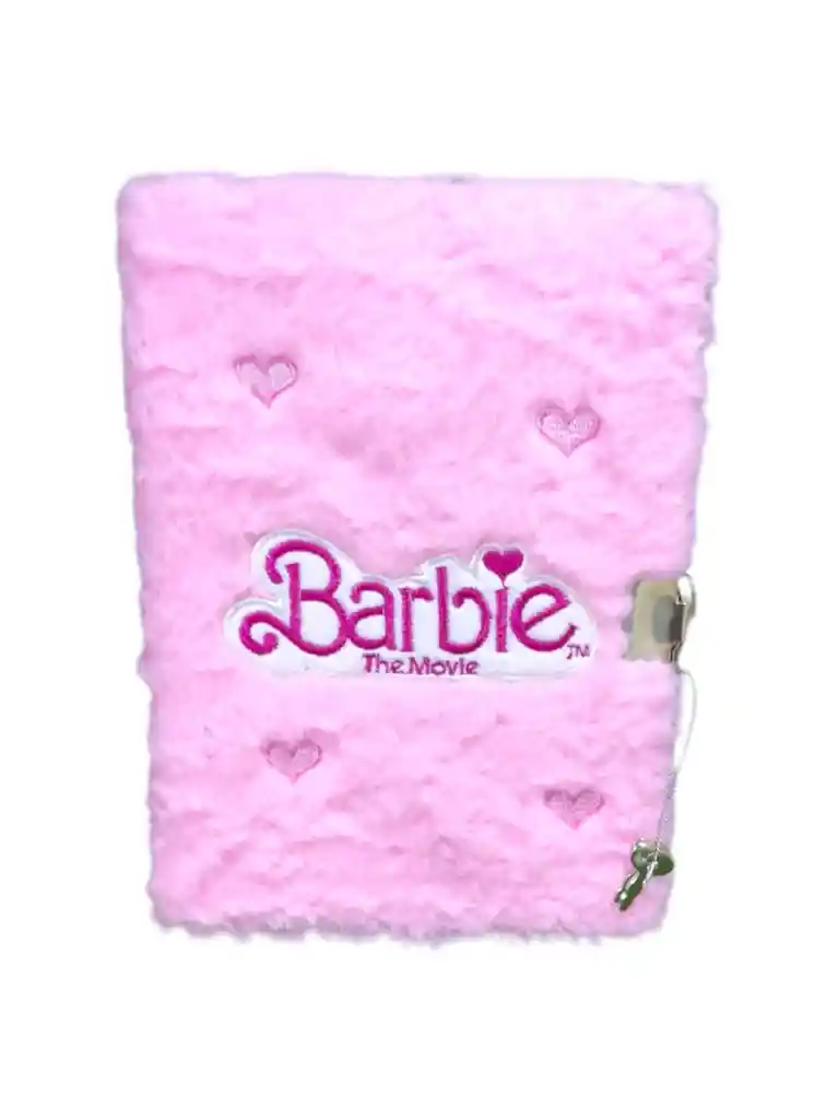 Agenda Peluche Barbie Rosa