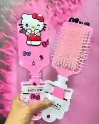 Cepillo De Hello Kitty – ¡peina Tu Estilo Con Dulzura Kawaii!