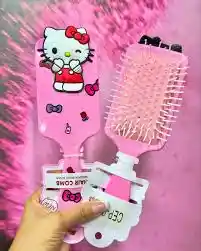 Cepillo De Hello Kitty – ¡peina Tu Estilo Con Dulzura Kawaii!