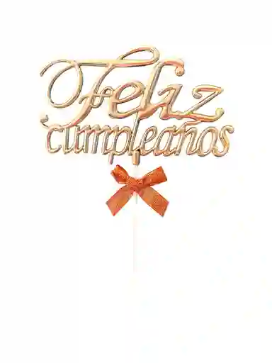 Topper Para Torta Champaña