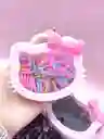 Cajita Hello Kitty De Cauchos O Ligas Para El Cabello - Peinados Sin Limite
