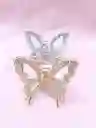 Caimán Metálico En Forma De Mariposa – Elegancia Y Estilo Para Tu Cabello
