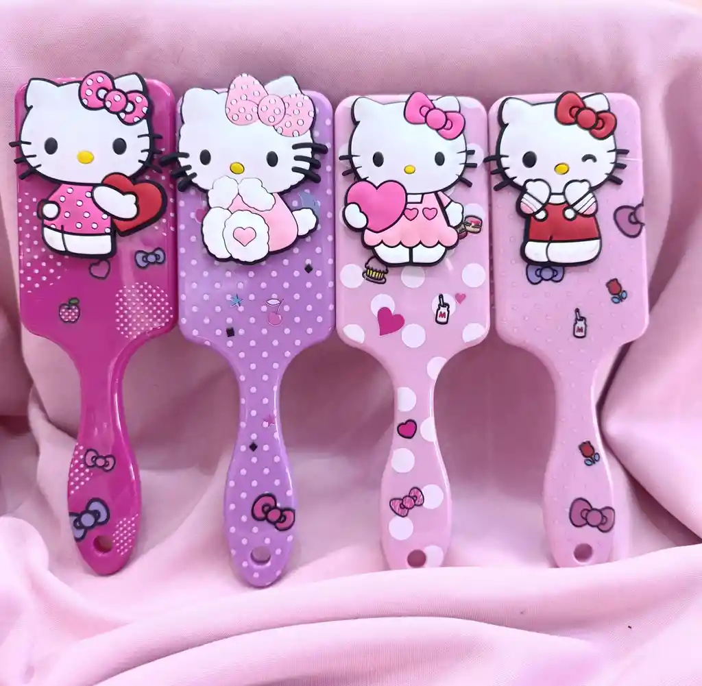 Cepillo De Hello Kitty – ¡peina Tu Estilo Con Dulzura Kawaii!