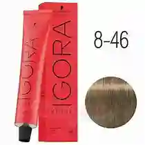 Tintura Igora Royal 8-46 Rubio Claro Beige Chocolate 60 G