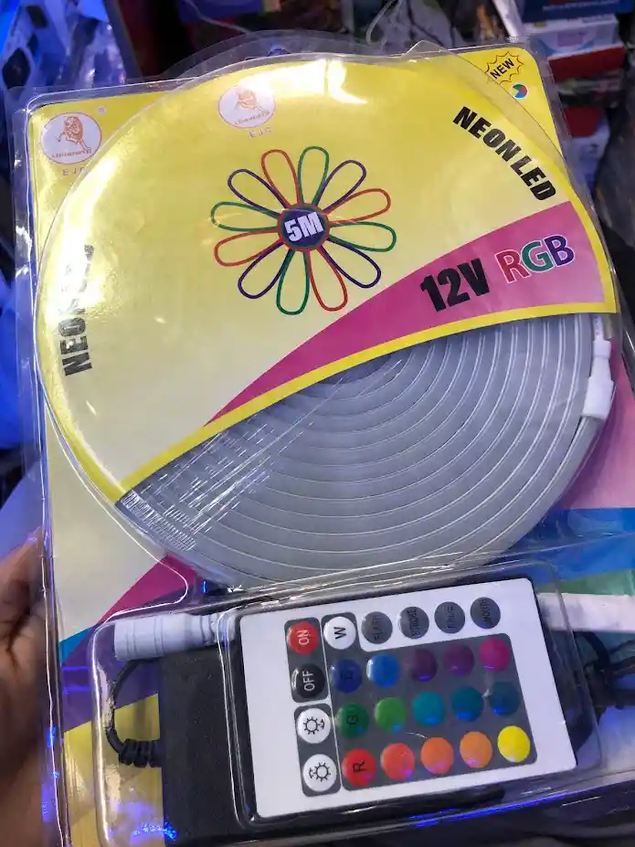 Tira De Luz Led Neon Flex 5 Metros Rgb Gruesa
