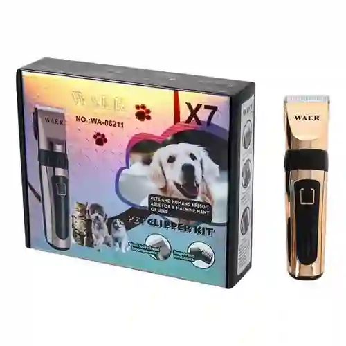 Maquina Peluquera Para Mascotas Pet Dorada Waer