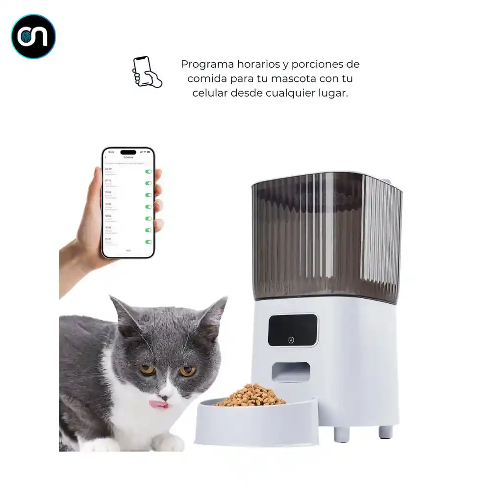 Comedero Dispensador De Comida Inteligente Wifi