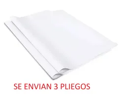 Papel Bond 115 Gramos Pliego 70cm*100cm X 5 Unidades