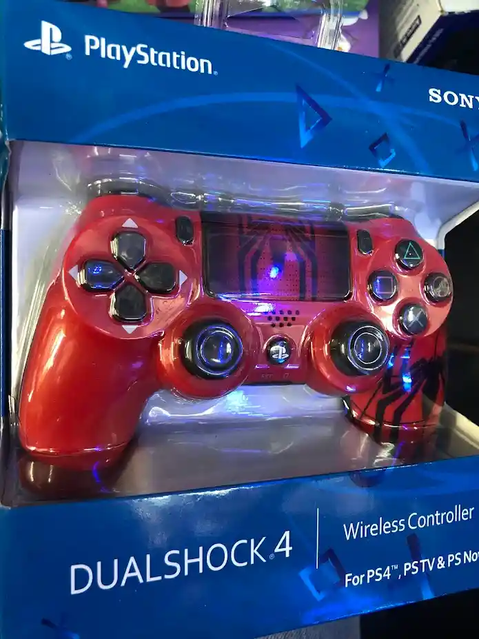 Control Mando Para Playstation 4 Dualshock 4 Spider Rojo