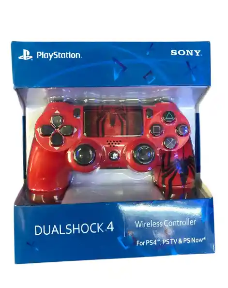 Control Mando Para Playstation 4 Dualshock 4 Spider Rojo