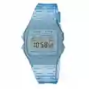 Reloj Digital Casio F-91w Unisex 1:1 Azul Transparente