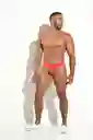 Talla L Classic Thong Tanga Clásica Brasilera Hilo Hombre Microfibra Roja Blokes