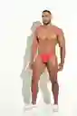 Talla L Classic Thong Tanga Clásica Brasilera Hilo Hombre Microfibra Roja Blokes