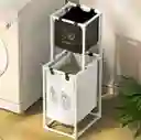 Cesta Para Ropa Sucia Organizador 2 Niveles