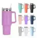 Termo Vaso Botella Acero Inoxidable Con Pitillo 1200 Ml
