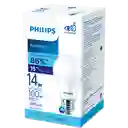 1 Bombillo Philips Led Ahorrador Energia Luz 14w Ecohome 100 W 1310 Lumen Luz Fria