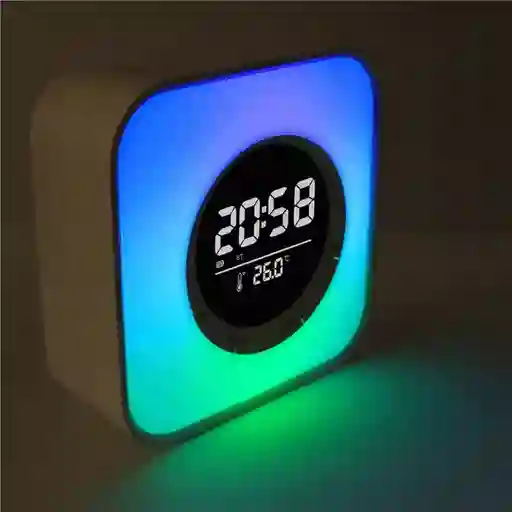Parlante Bt/fm/usb/sd Recargable Luz Rgbc