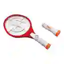 Raqueta Mata Mosquito Bichos Zancudos Electrica Paseo Anti Bichos Con Linterna Recargable